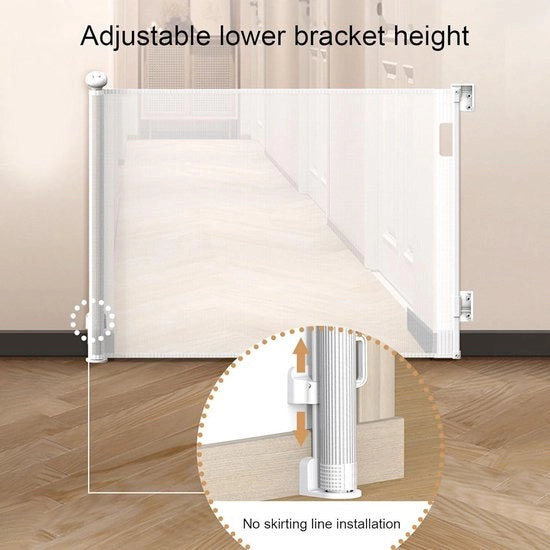 Porta scorrevole per bambini e animali domestici - 83 cm alto 140 cm largo.