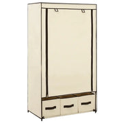 282459 Wardrobe Cream 87x49x159 cm Fabriccod mxl 93366