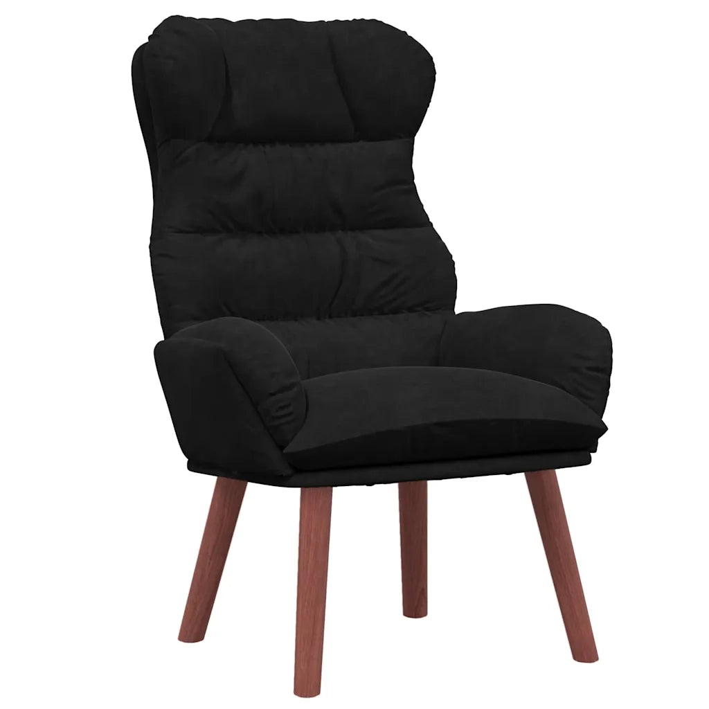 Divano Sedia-Poltrona-Poltroncina Nero 69 x 74 x 93 cm Velluto 943211