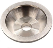 Africhtgereedschap diamant voor bladen di wolfraam legerato, con mesh 150 e diametro esterno 100 mm.