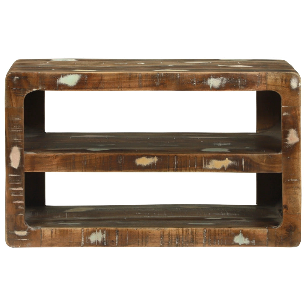cabinet TV 60x32x36 cm in legno massello di recupero