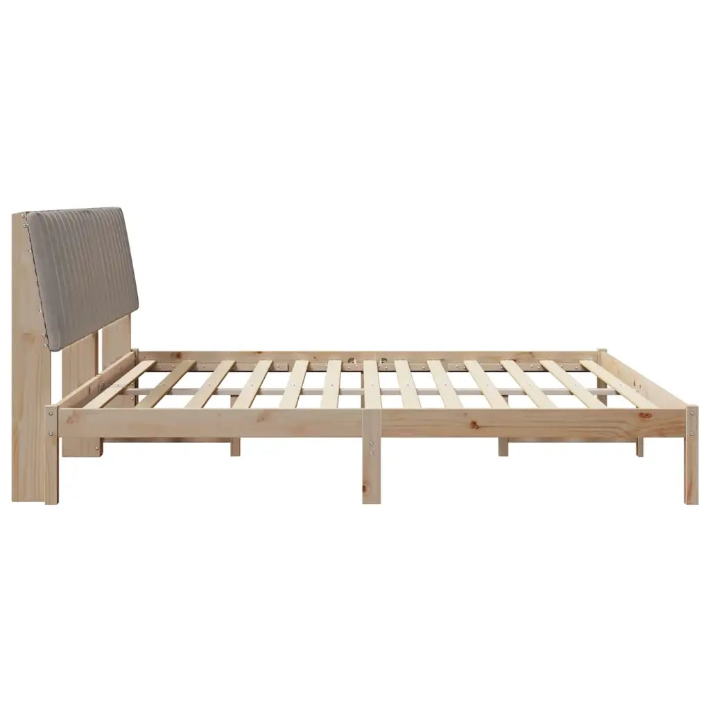 Struttura del letto Marrone 200 x 200 cm Pino massello 3394401
