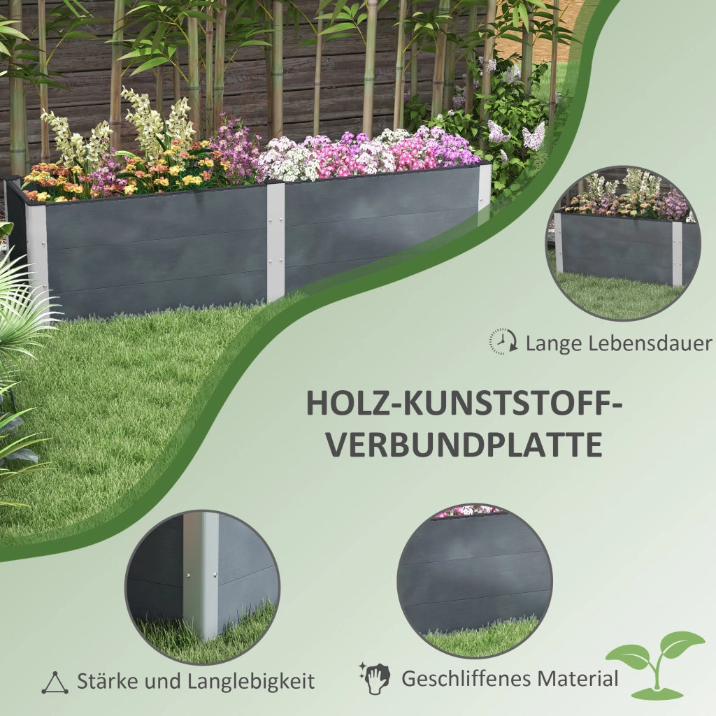 Hochbeet ¨C zephmum ¨C Grigio 200x50x56