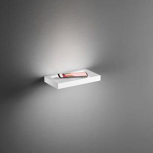 Applique Moderna Floor Alluminio Bianco Acrilico Led 18W 3000K