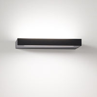 Applique Moderna Floor Alluminio Nero Acrilico Led 18W 3000K