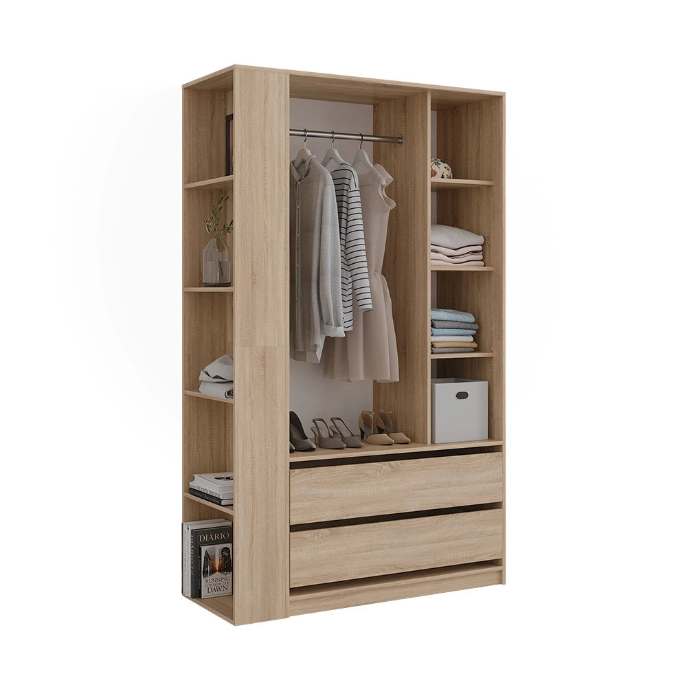 Armadio Elmo Sonoma 50 x 200 cm Set di 2 Vicco