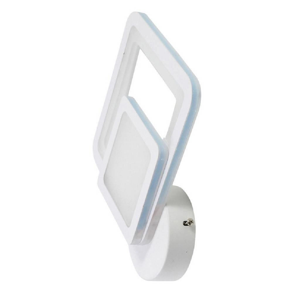 Trade Shop - Applique Moderno Led Rombo 12w Lampada Da Parete Tre Colorazione Di Luce E82-b3c -