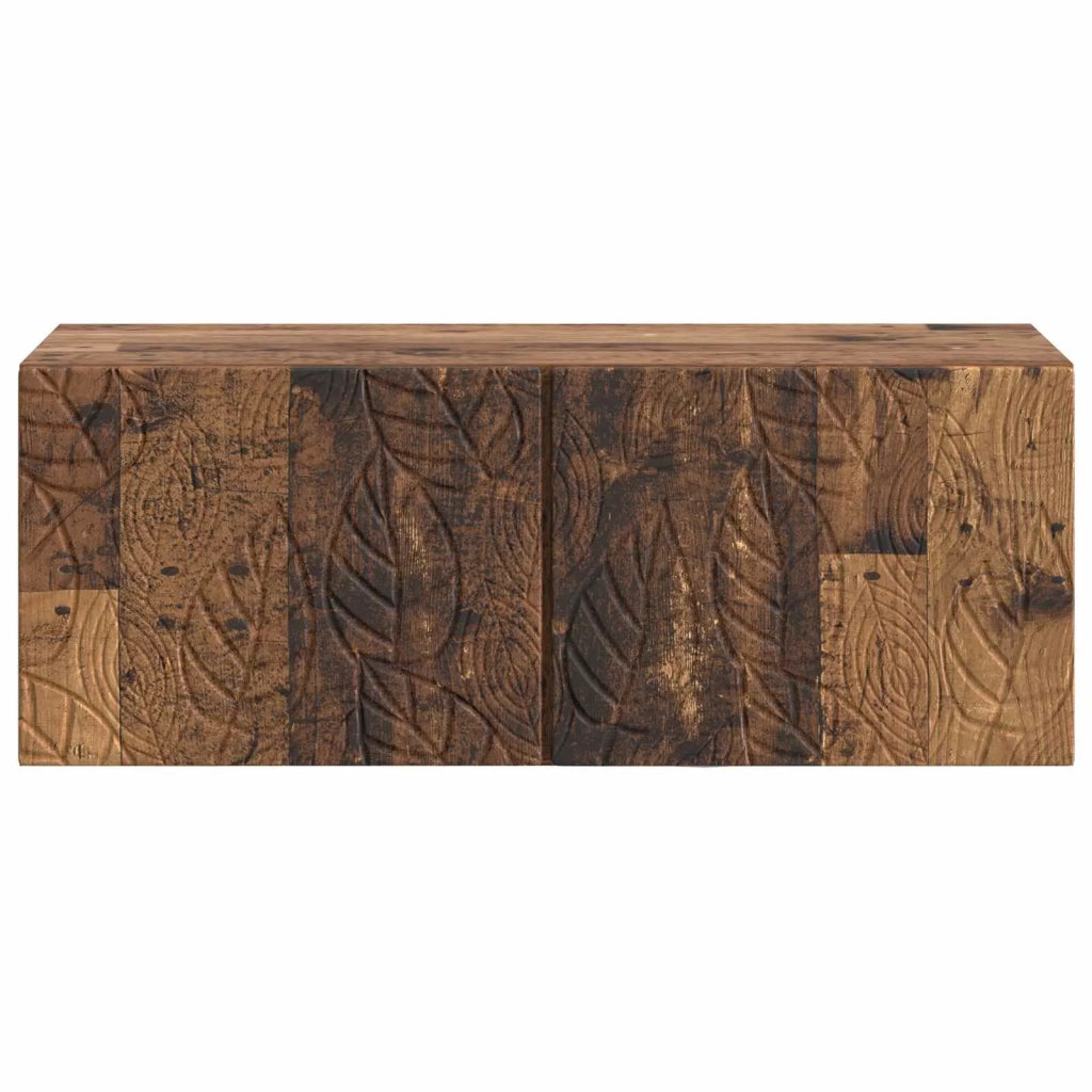 Mobile Porta TV da Muro 98 x 31 cm Legno antico 898903