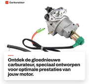 Carburatore di alta qualità - Set di sincronizzazione carburatore - Strumento di regolazione carburatore - Installazione facile - Adatto per GX240/GX270/GX340/GX390 - Diametro inverter di aspirazione 29,90 mm - Carburatore per motori