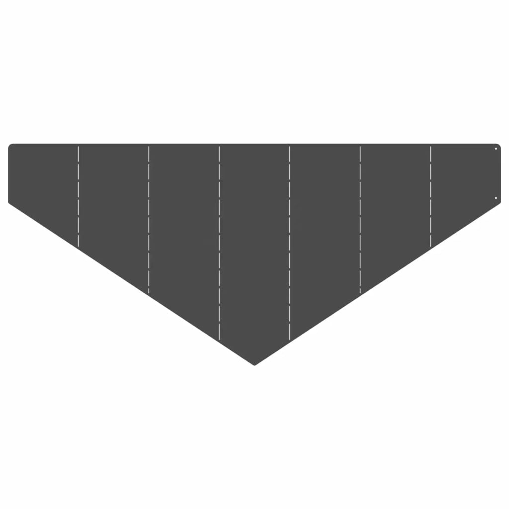 Bordura per Prato 4 pz 100 x 45 cm Acciaio Nero 8008890