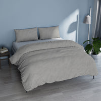 Copripiumino Matrimoniale con Sacco e Federe Linea Water Washed Sabbia