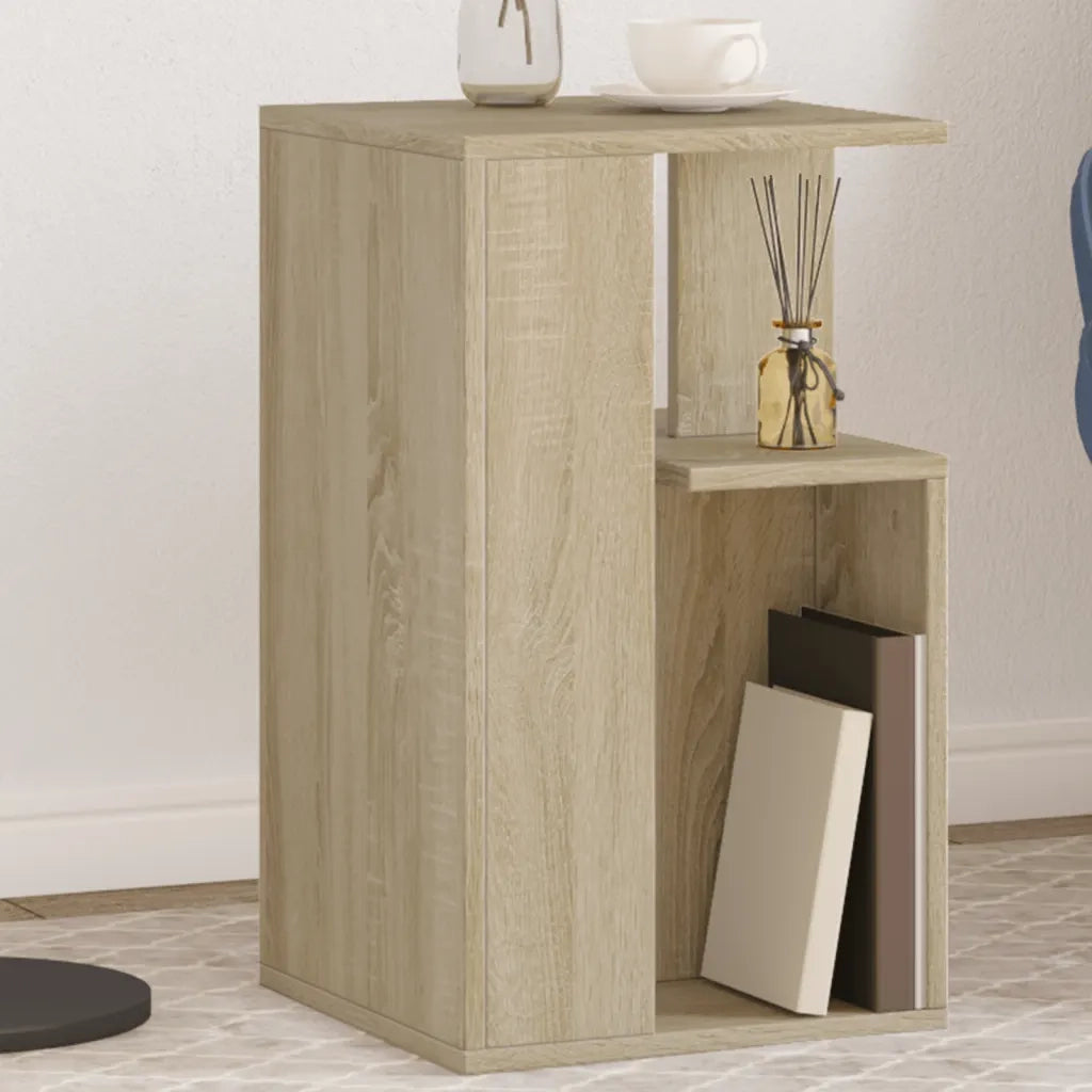 Tavolino da Salotto Rovere Sonoma 35x35x60 cm Legno Multistrato