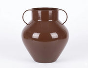 Vaso metallo Mondex Roger 18,5x31x34 cm marrone 1 pz