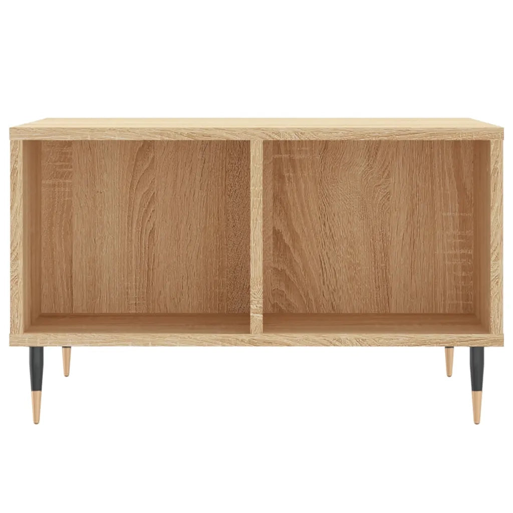 Tavolino Salotto Rovere Sonoma 60x50x36,5 cm Legno Multistrato 830535