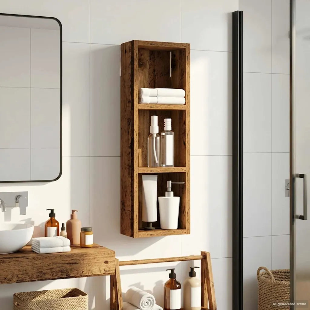 Armadio da bagno a muro Legno vecchio 20 x 10 x 60,5 cm 889293