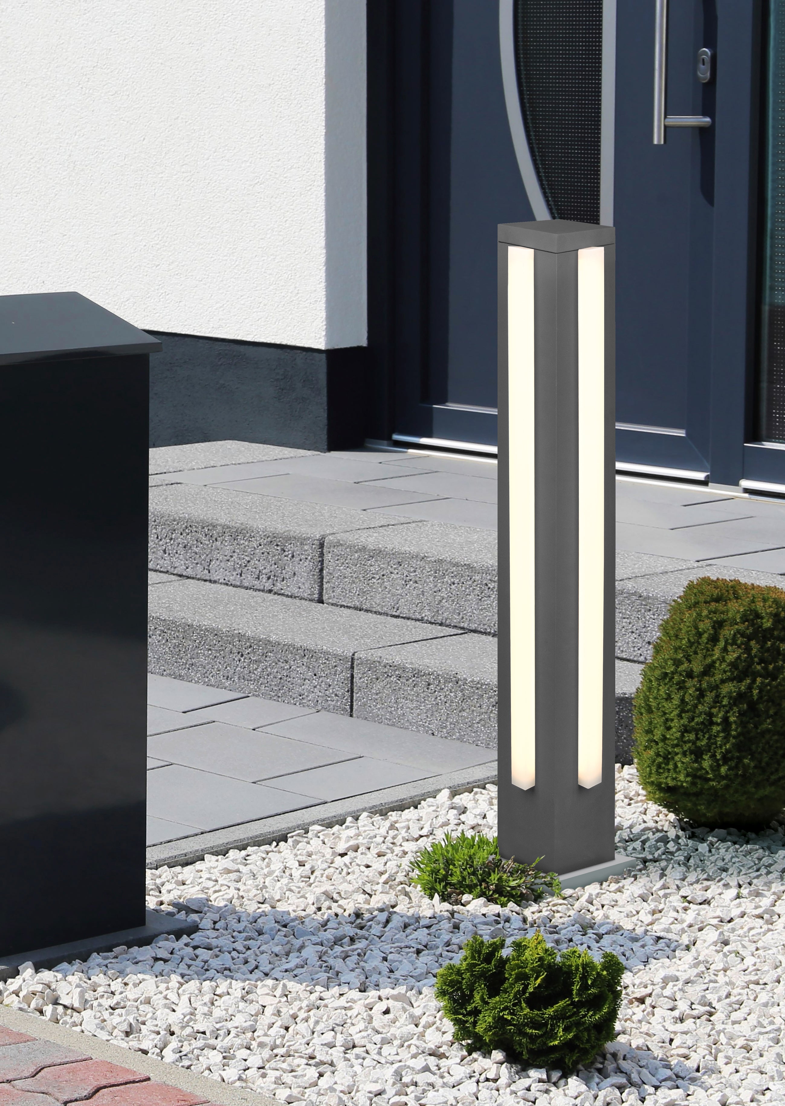 Palo da Esterno a Led in Alluminio Antracite