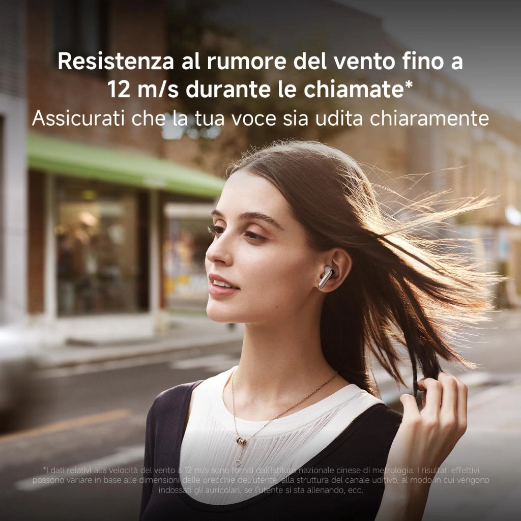 Buds 5: Auricolari wireless Bluetooth, Cuffie Bluetooth, semi-in-ear con ANC, dinamico a doppio magnete da 11 mm, Harman AudioEFX, fino a 6.5h+39h di durata della batteria, Nero