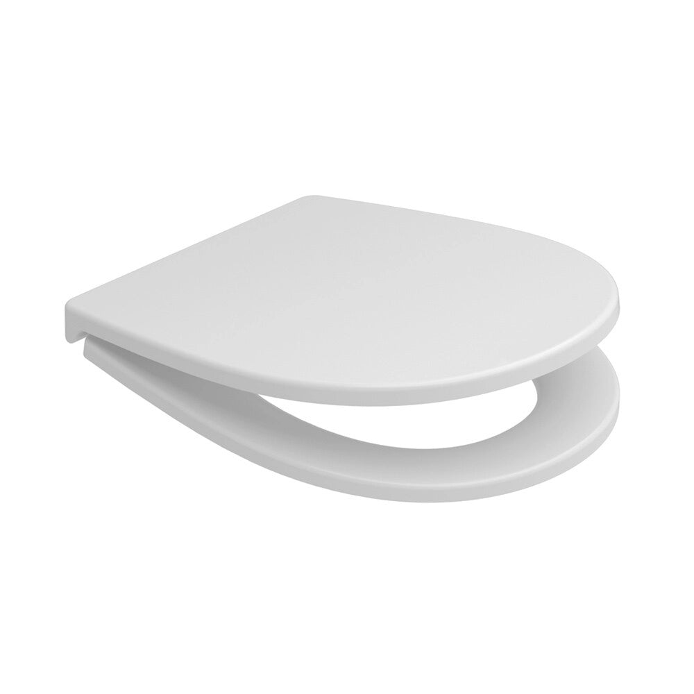 Copriwater wc soft close con cerniere regolabili originale per sanitari Demy Dolomite