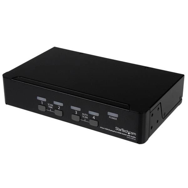 Startech.com switch kvm displayport usb a 4 porte con audio - SV431DPUA