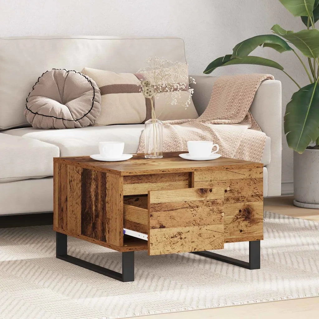 Tavolino da salotto Legno vecchio 55 x 55 x 36,5 cm