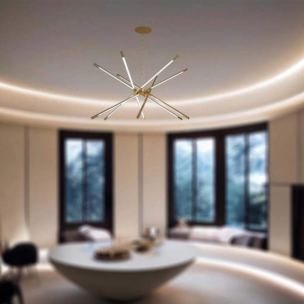 Lampada sospensione LED dimmerabile oro 3000K V-TAC VT-7922