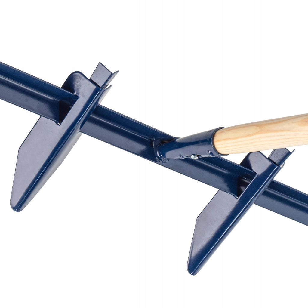Marcatore da giardino KADAX per piantare e seminare, regolabile, 4 punte, grande, 80 cm, solido