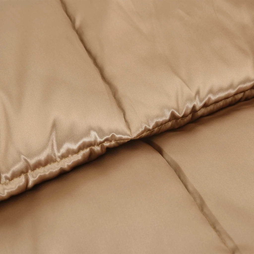 Piumone | Duvet Invernale Oro 220 x 260 cm Satin e Micropile