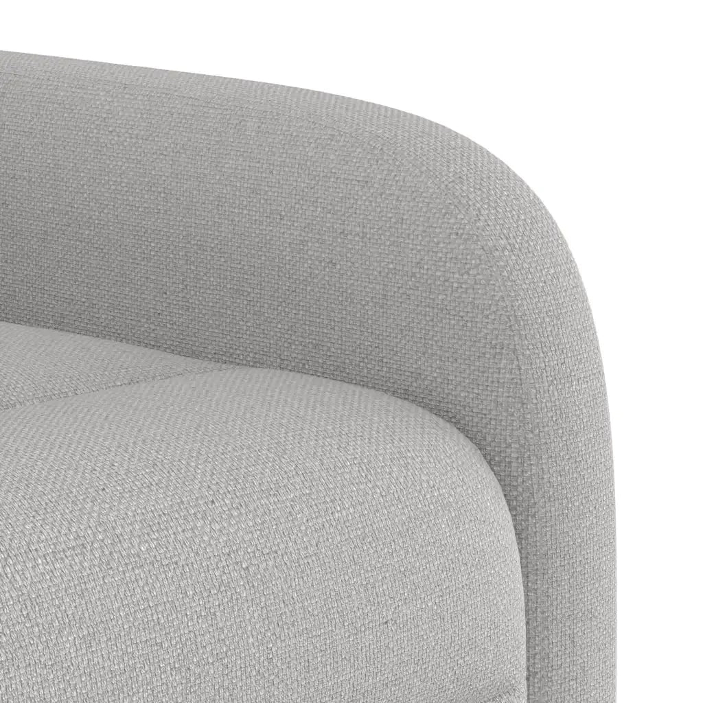 Divano Sedia-Poltrona Reclinabile in Tessuto Grigio Nuvola 269130
