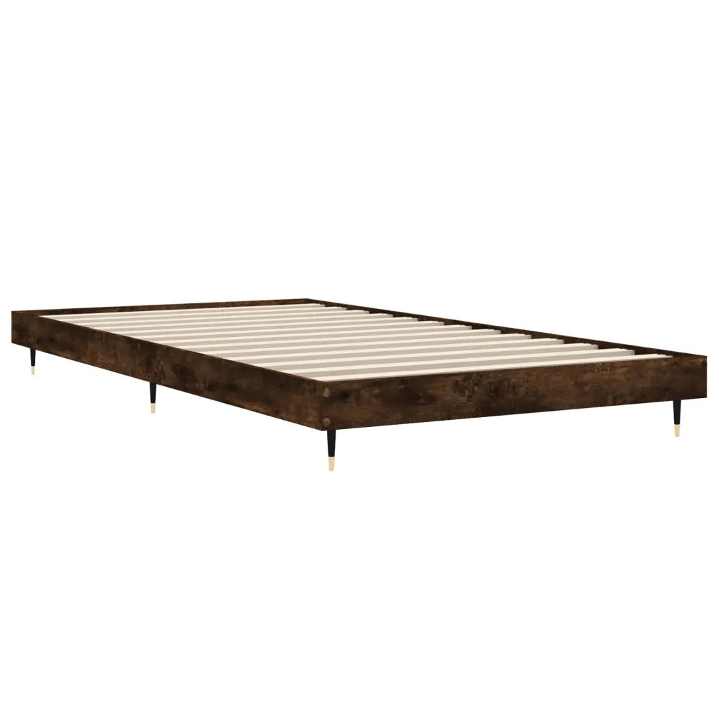 Giroletto senza Materasso Rovere Fumo 100x200 cm in Truciolato 832162
