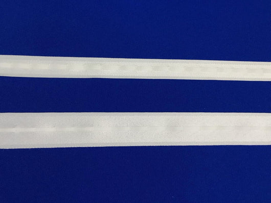 Fettuccia Per Tende A Pacchetto Steccato Nastro Bianco Da Cucire Vendita al Metro lineare  (Bianco mm 18 FET 015)