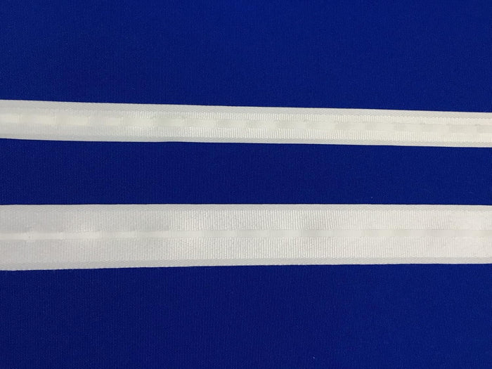 Fettuccia Per Tende A Pacchetto Steccato Nastro Bianco Da Cucire Vendita al Metro lineare (Bianco mm 30 FET 016)