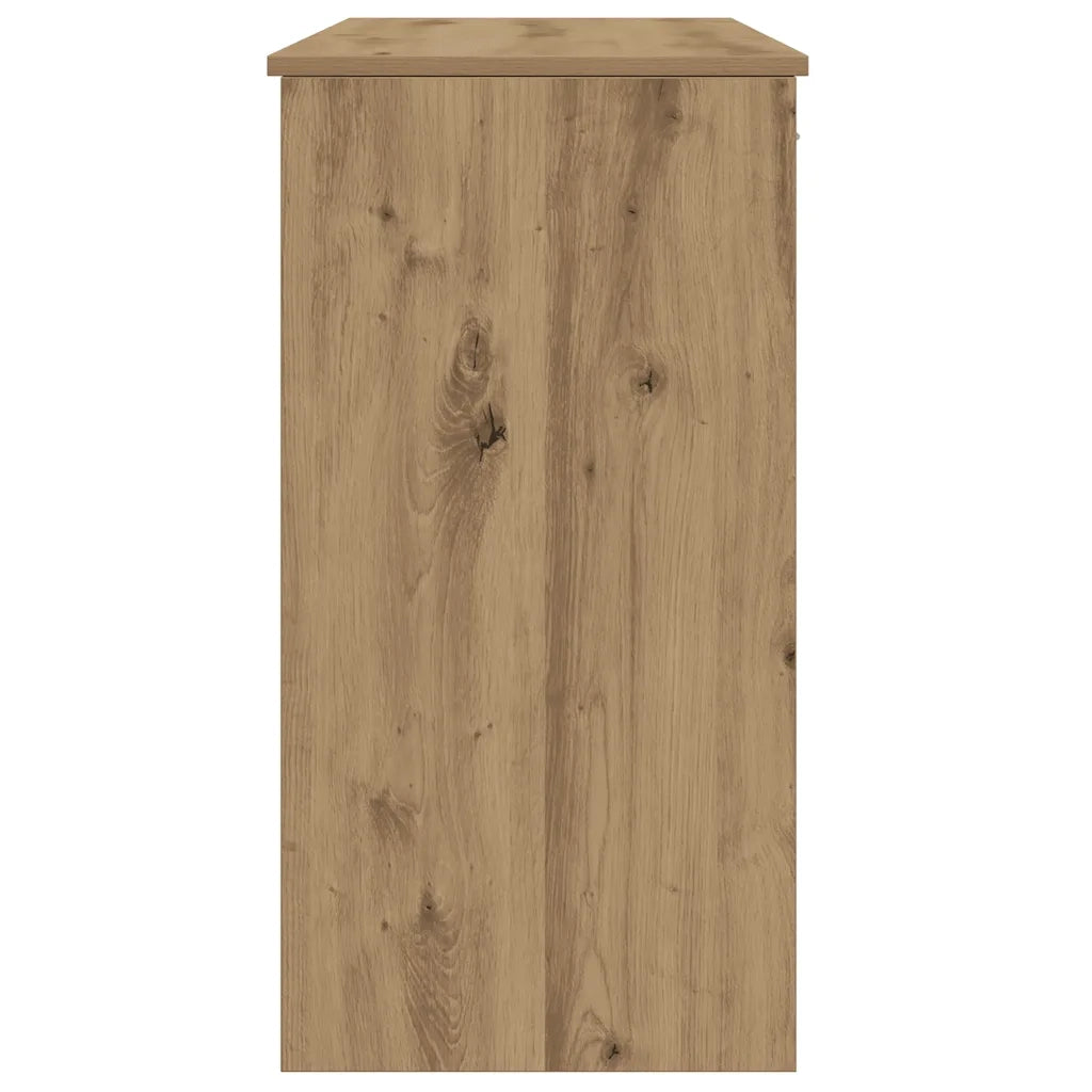 vidaXL Scrivania Rovere Artigianale 80x40x75 cm in Legno Multistrato