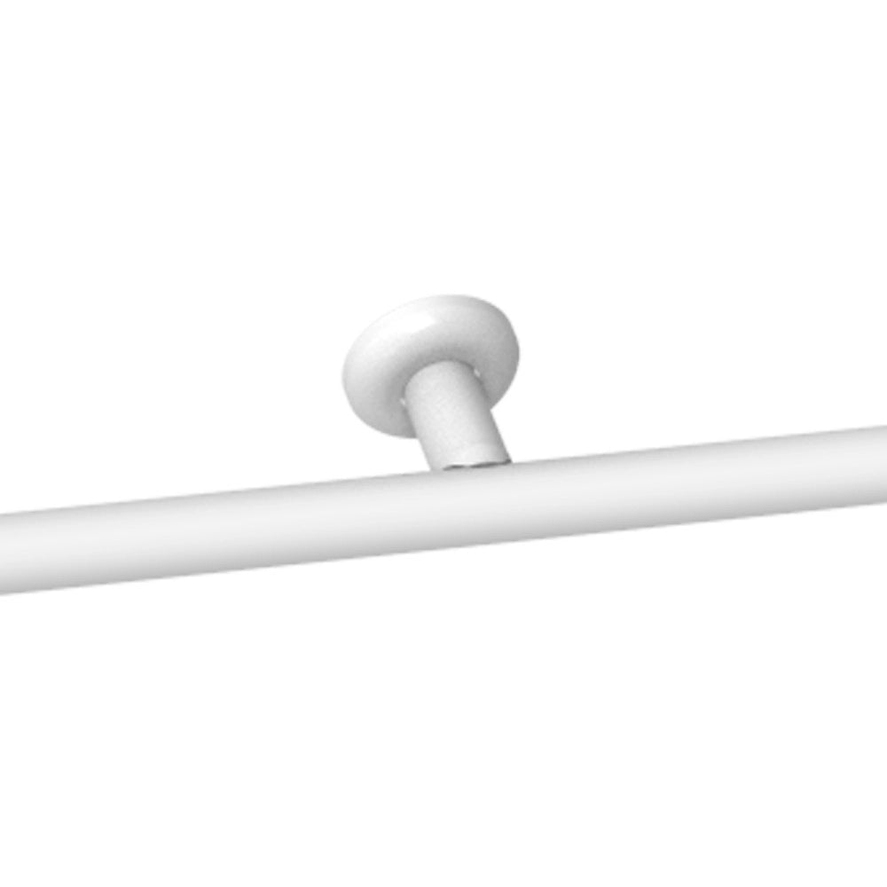 Maniglione cm.150 bagni disabili ed anzianigoman in acciaio inox bianco