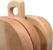 Set di tavoliere in legno per taglio e servizio in unico standard - tavoliere per taglio in legno - tavoliere per servizio in legno