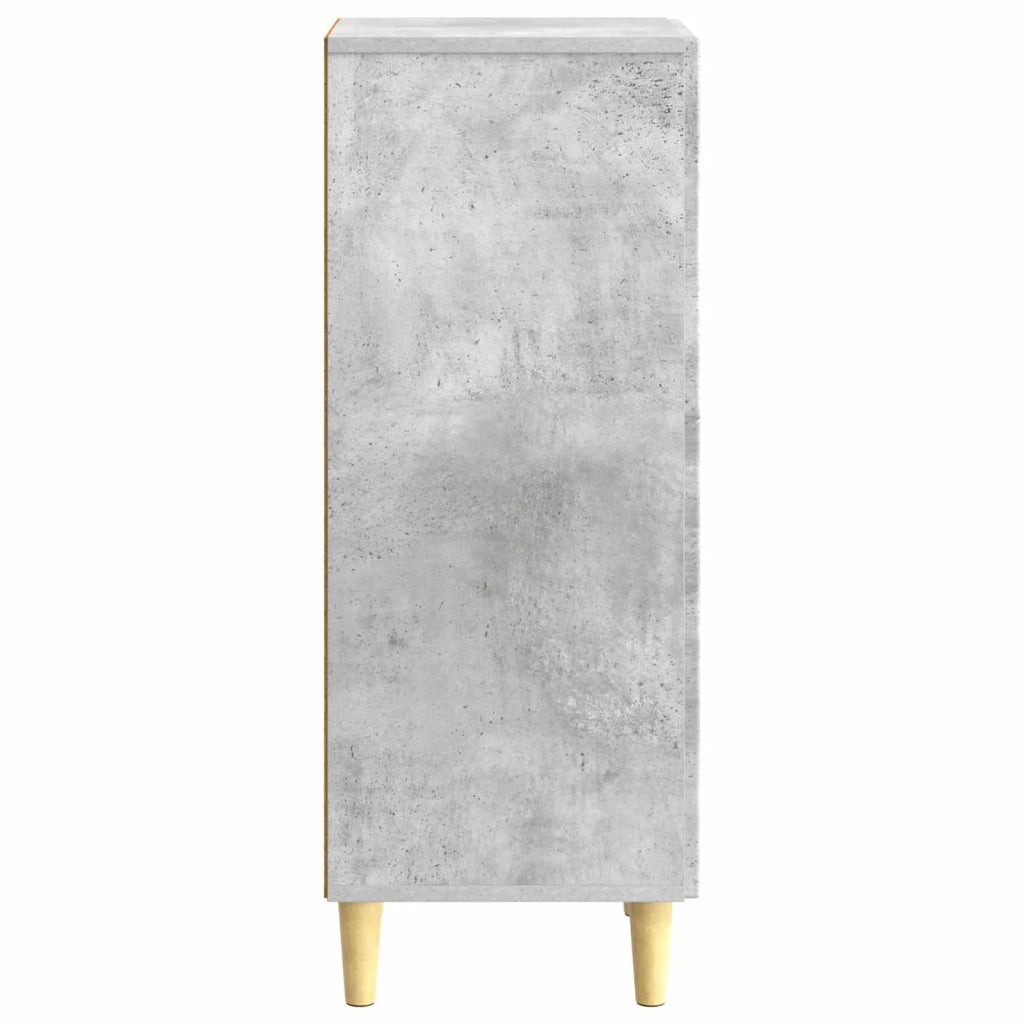 Credenza | Madia | Buffet da pranzo | Armadio da pranzo Grigio Cemento 33 x 34,5 x 90 cm Legno ingegnerizzato