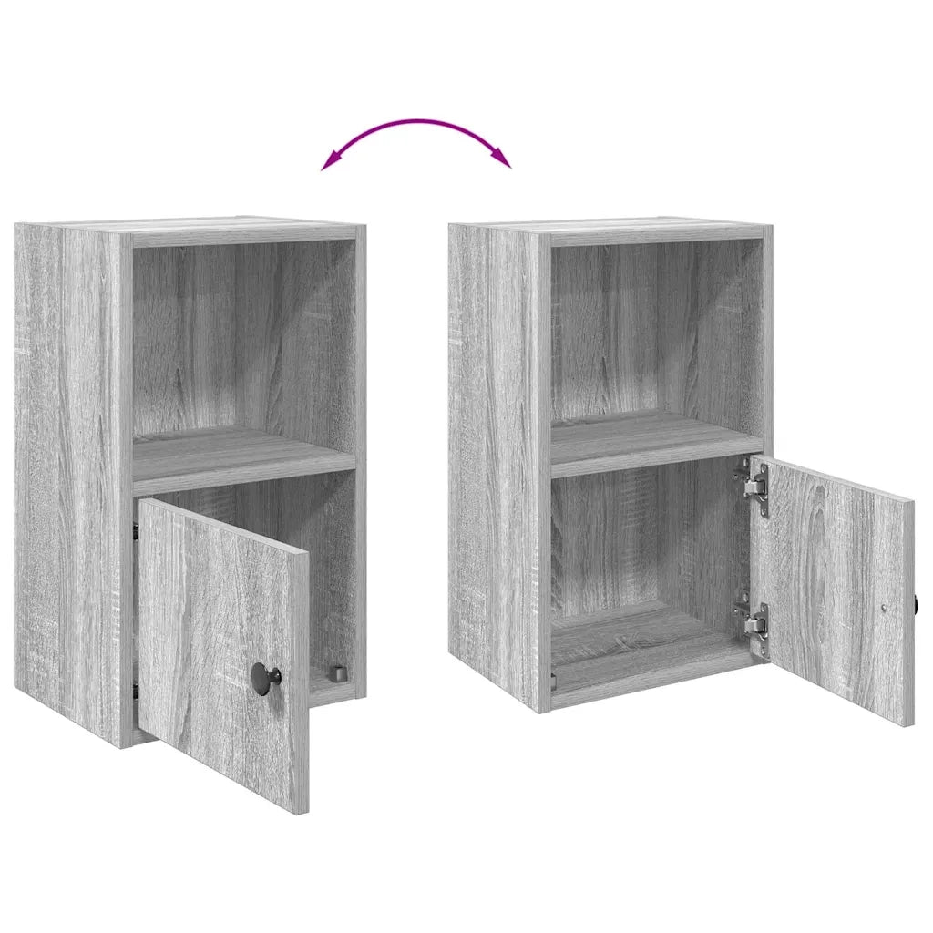 Libreria Grigio Sonoma 31x24x52 cm in Legno Multistrato 860324