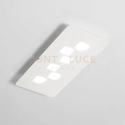 BILBAO P/M - PLAFONIERA BIANCO  6 LUCI ATTACCO GX53 65CM
