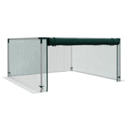 Tenda da giardino con rete ¨C zephmum ¨C verde/argento 125x125x62.5