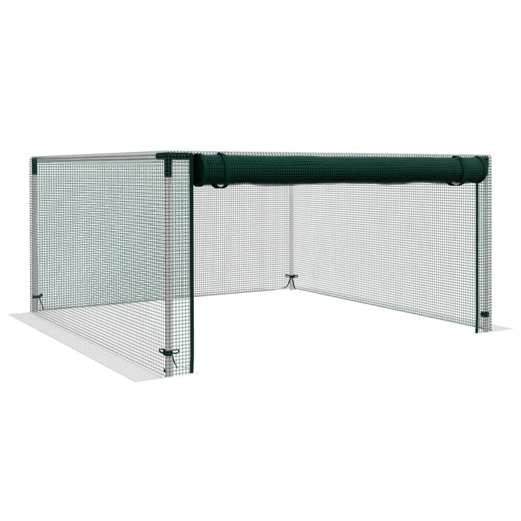 Tenda da giardino con rete ¨C zephmum ¨C verde/argento 125x125x62.5