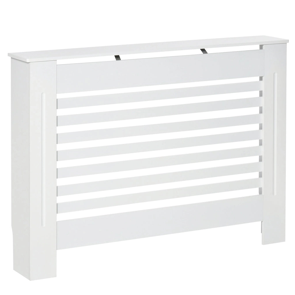 Copritermosifone in Legno MDF Bianco 112x19x81 cm