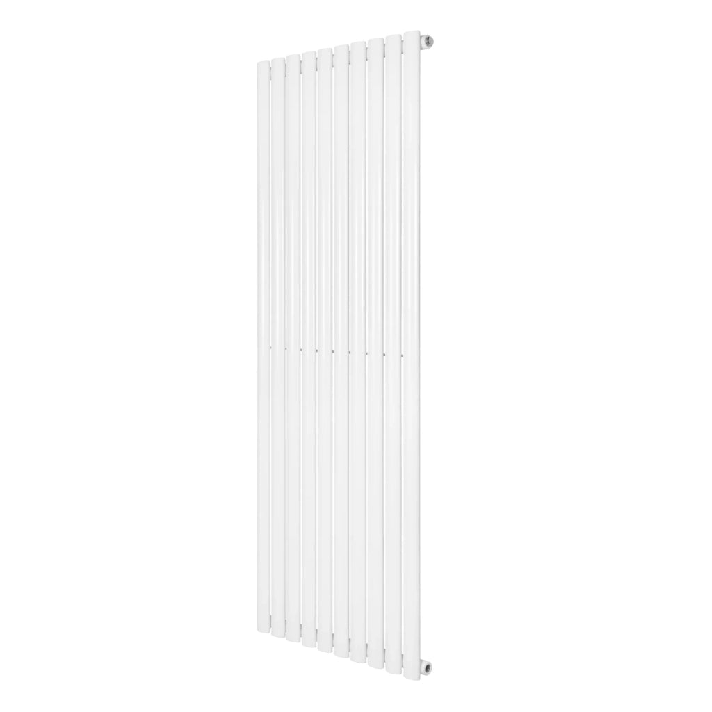 Radiatore Verticale Design Ovale Colonna Singola Bianco 1600x600 mm