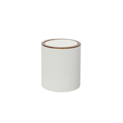 Pattumiera bagno 5 litri in plastica bianca design moderno Linea London Feridras