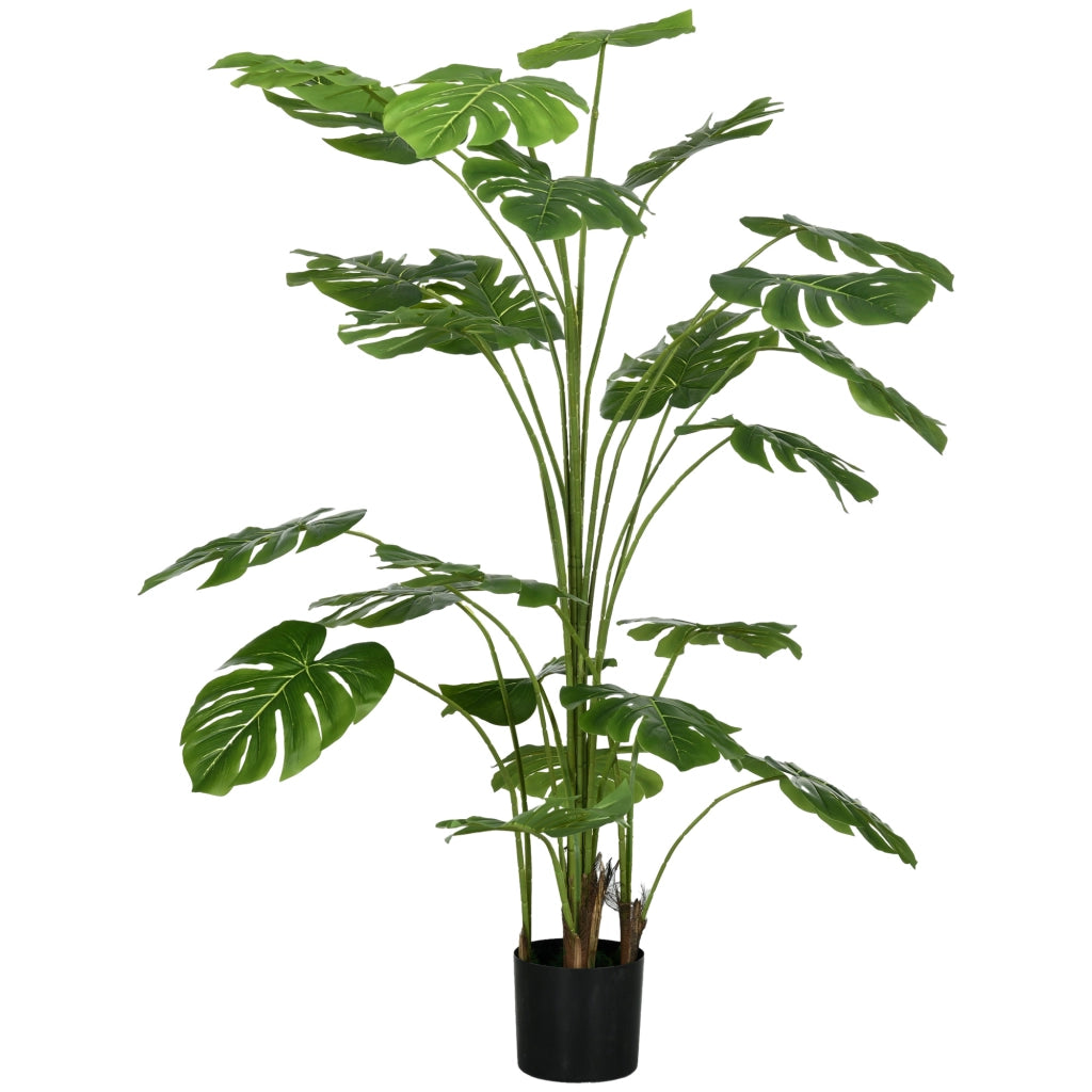 Pianta Finta 180 cm con Vaso ¨C zephmum ¨C Verde, Realistica, Muschio Artificiale