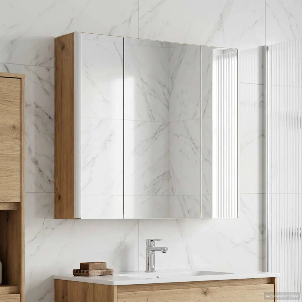 Mobiletto per specchio da bagno Rovere Artigianale 889254
