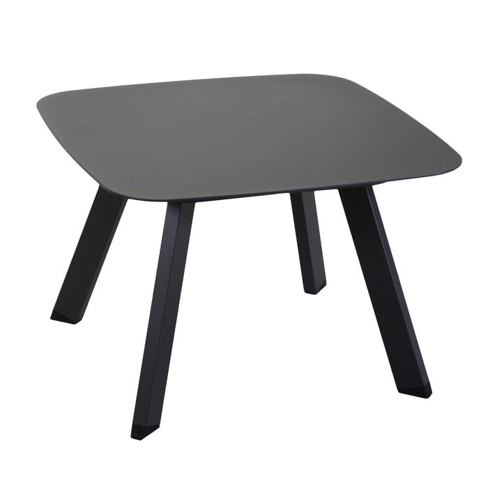 Set Salotto da Giardino 2 Poltrone e Tavolino in Alluminio Riverside Antracite