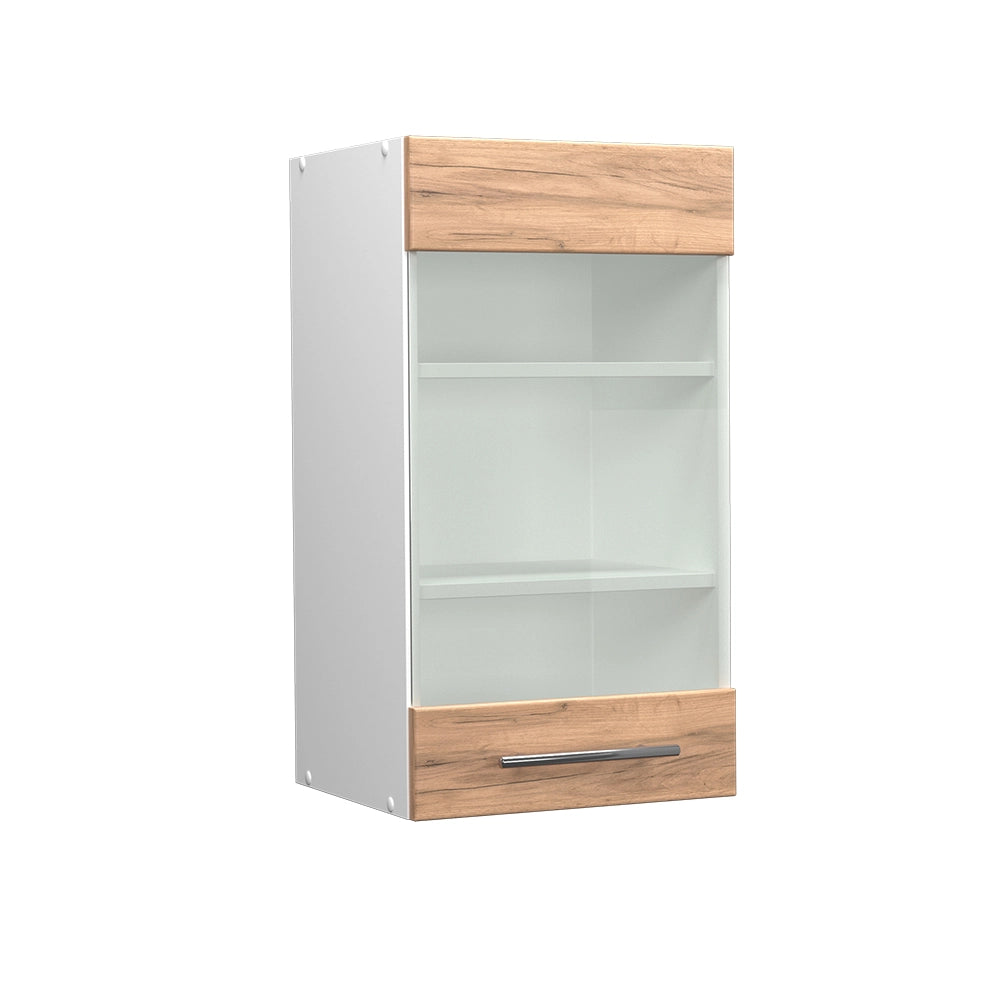 Vicco Mobile da cucina in vetro Quercia dorata 40 cm