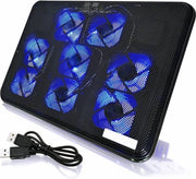 Raffreddatore portatile - Piastra di raffreddamento per laptop - Supporto di raffreddamento - Adattabile - Contro sovraccaloramento - Da non perdere per il vostro laptop durante l'estate