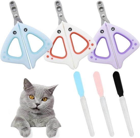 Set di 6 Detergente Nagelschaar per Cani, Gatti e Conigli - Sicuro e Effettivo per Detergere unghie di Animali
