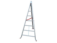 scala in alluminio triangolare country gradini n.8 h. cm.290 cod:ferx.vit37828