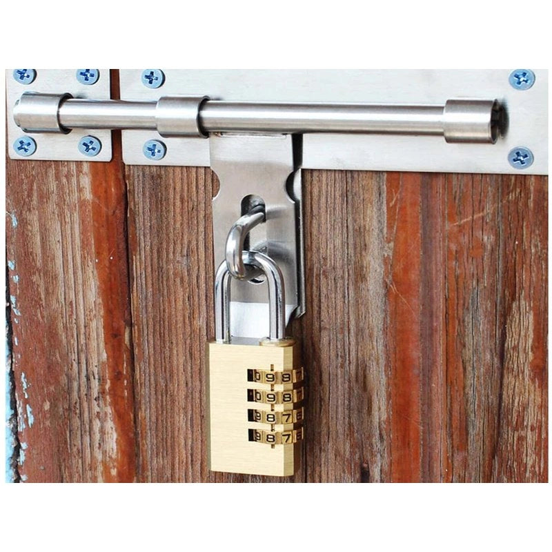 2 Pezzi Lucchetti a Combinazione 3 Cifre Altezza Anello 20mm per Valigia Zaino Armadietto